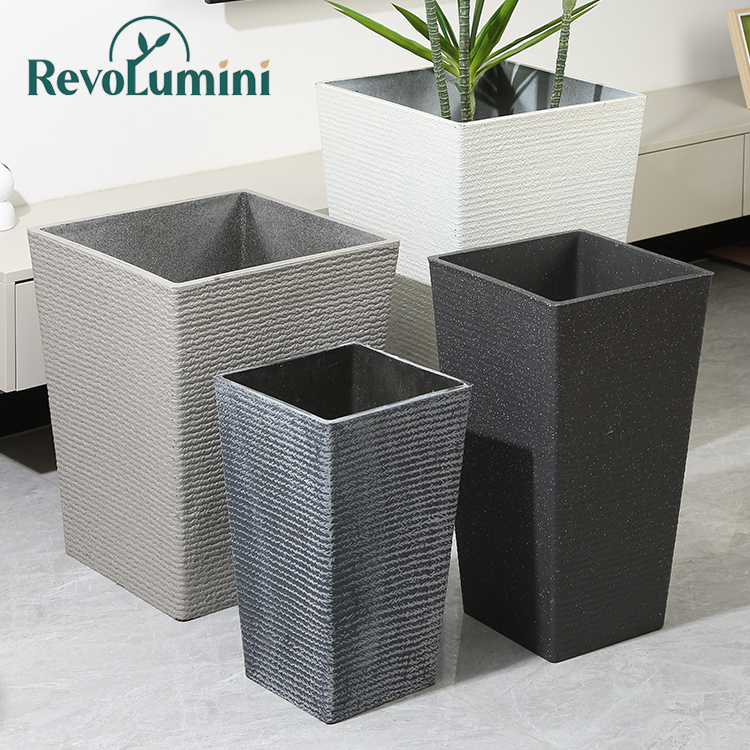 Горшки пластиковые минималистичные для дома улицы