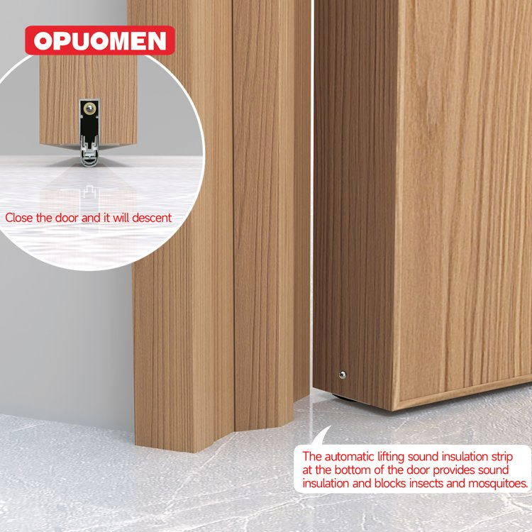 Frameless Invisible Interior Room Wood Solid Flush Hidden Frame Aluminum Door