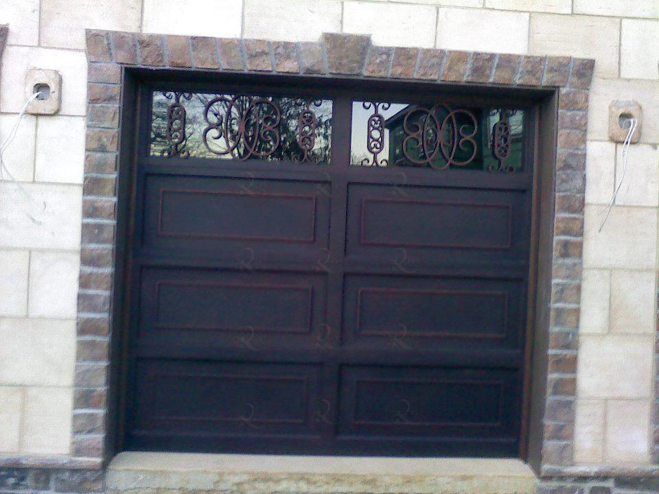 Luxury Modern Automatic Folding Wrought Iron Garage Door Main Metal Garage Entry Door Design