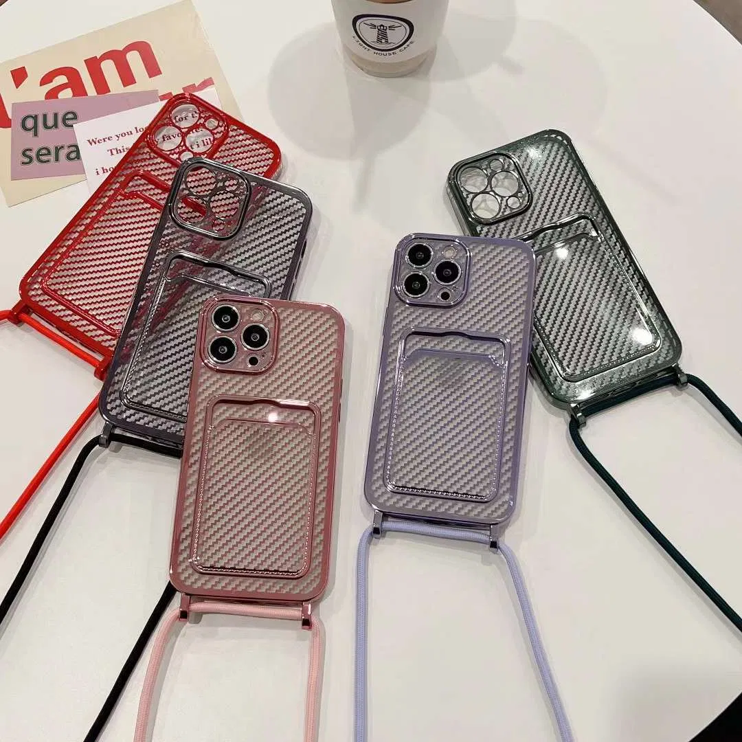 Чехол с лямкой для iPhone 11-14 Pro Max, X, 6-8 Plus