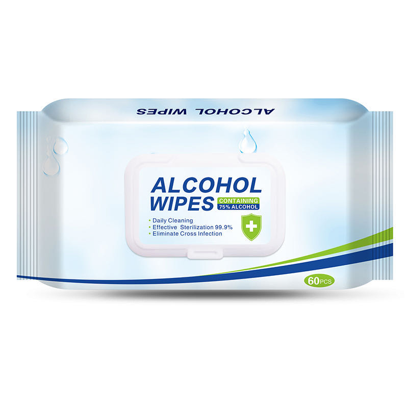 50PCS Surface Clean Disinfectant Hospital Grade 99% 70% 75% Ethyl Alcohol Ethanol Wet Wipe