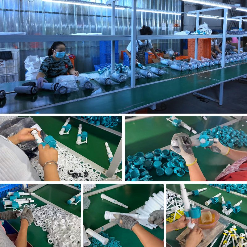 Factory Supply Directly Bathroom Accessories Hand Control Toilet Water Inlet Flush Top Button Flush Valve