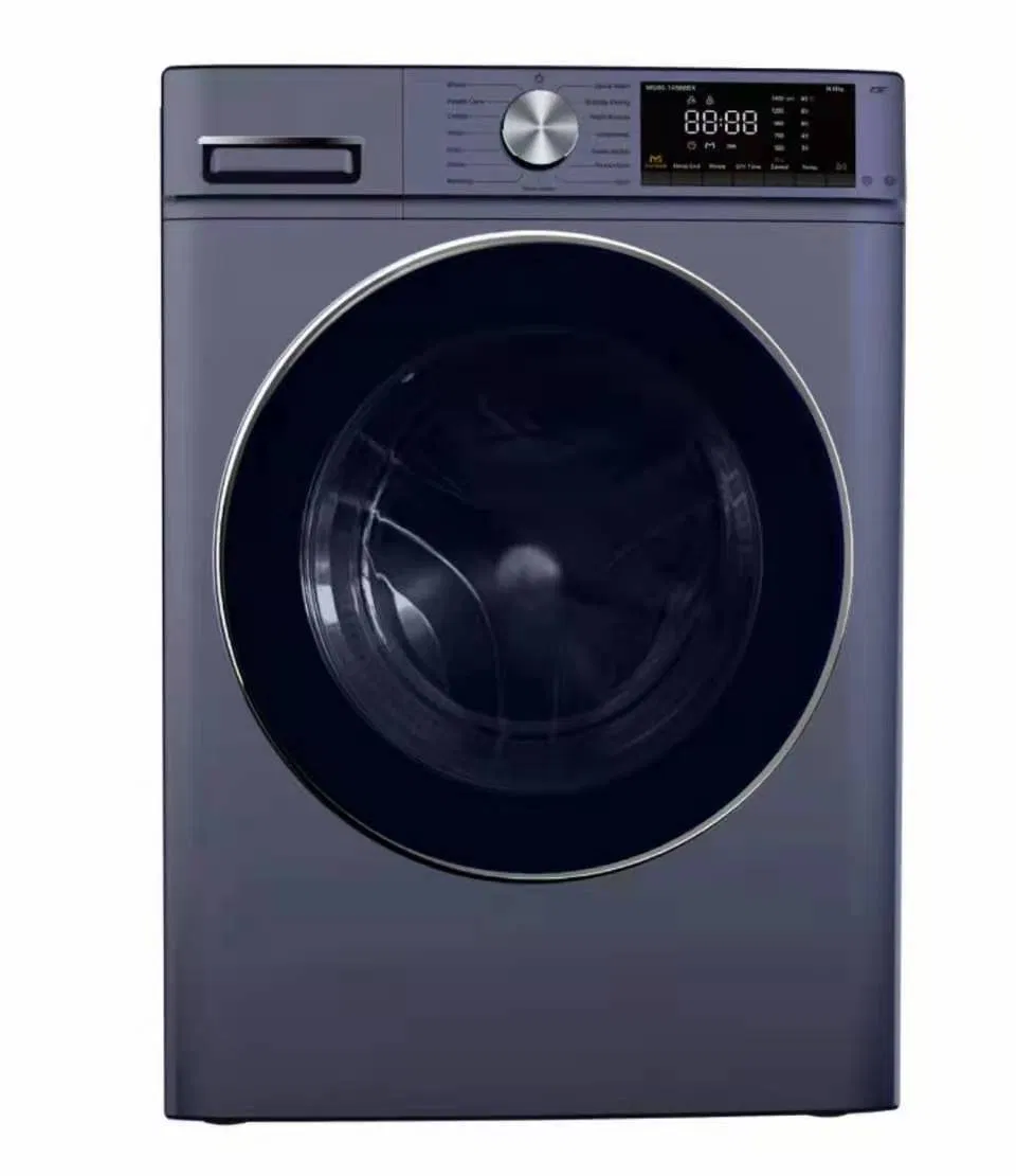 China Hot Selling Dark Silver Color Inverter Front Load Washer Factory Price