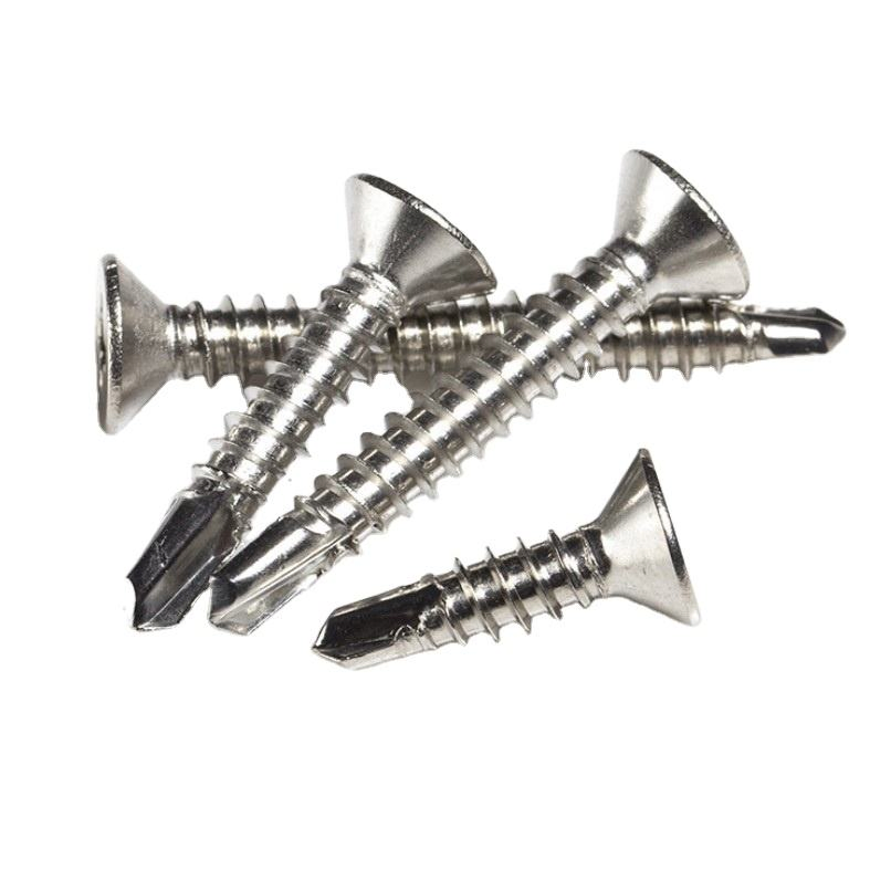 DIN 7504 Ss 304 Phillips Drive Flat Countersunk Csk Head Self Drilling Tek Screw for Metal