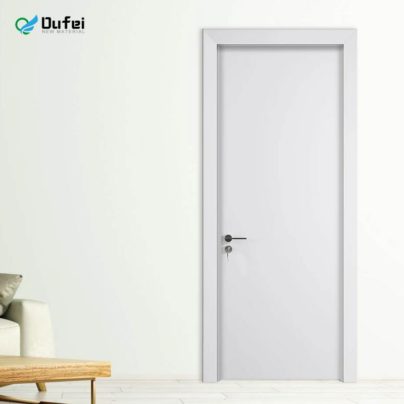 Oufei Building Material Supplier WPC PVC Door with Wooden Design