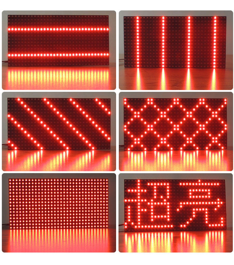 Semi-Outdoor DIP Precision Technology Production LED Digital Advertising Screen LED Display Modules P10 LED Module