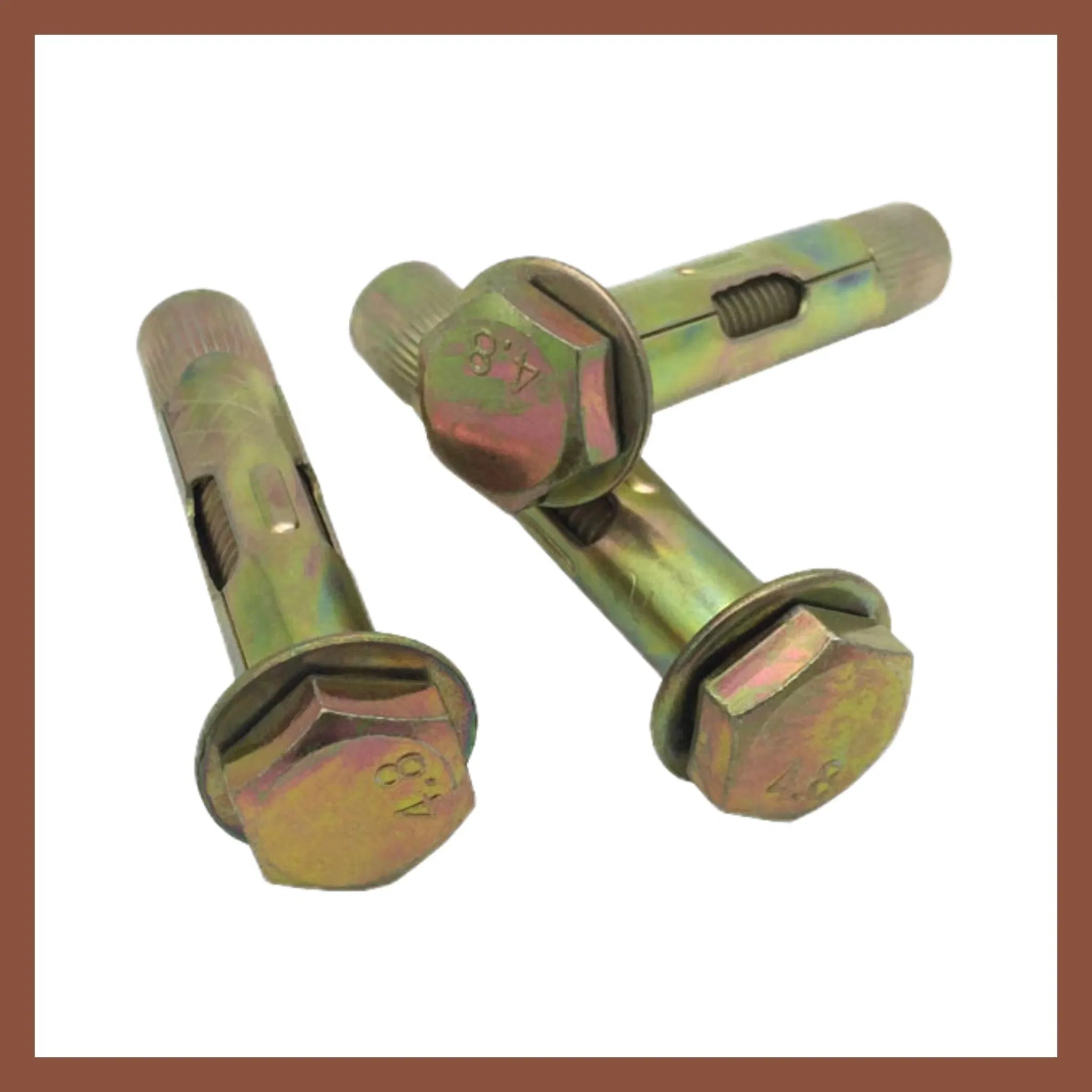 Анкерные болты с шестигранной головкой, оцинкованные