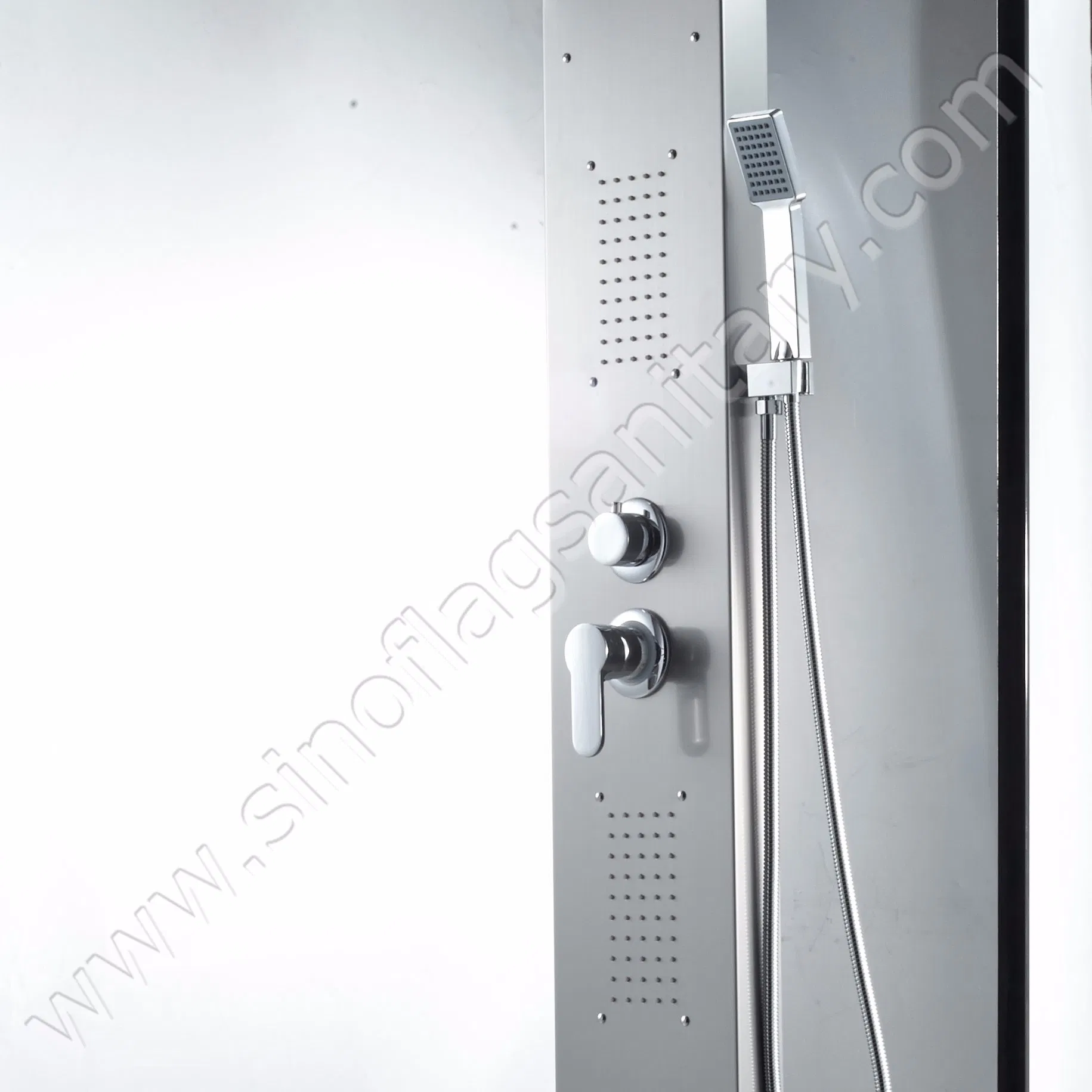 Sanitary Ware Bath Faucet Muitifunction 304 Stainless Steel Thermostatic Shower Panel