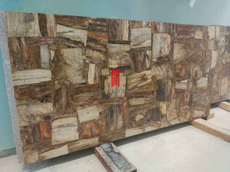 Gemstone Petrified Fossil Wood Stone Slab