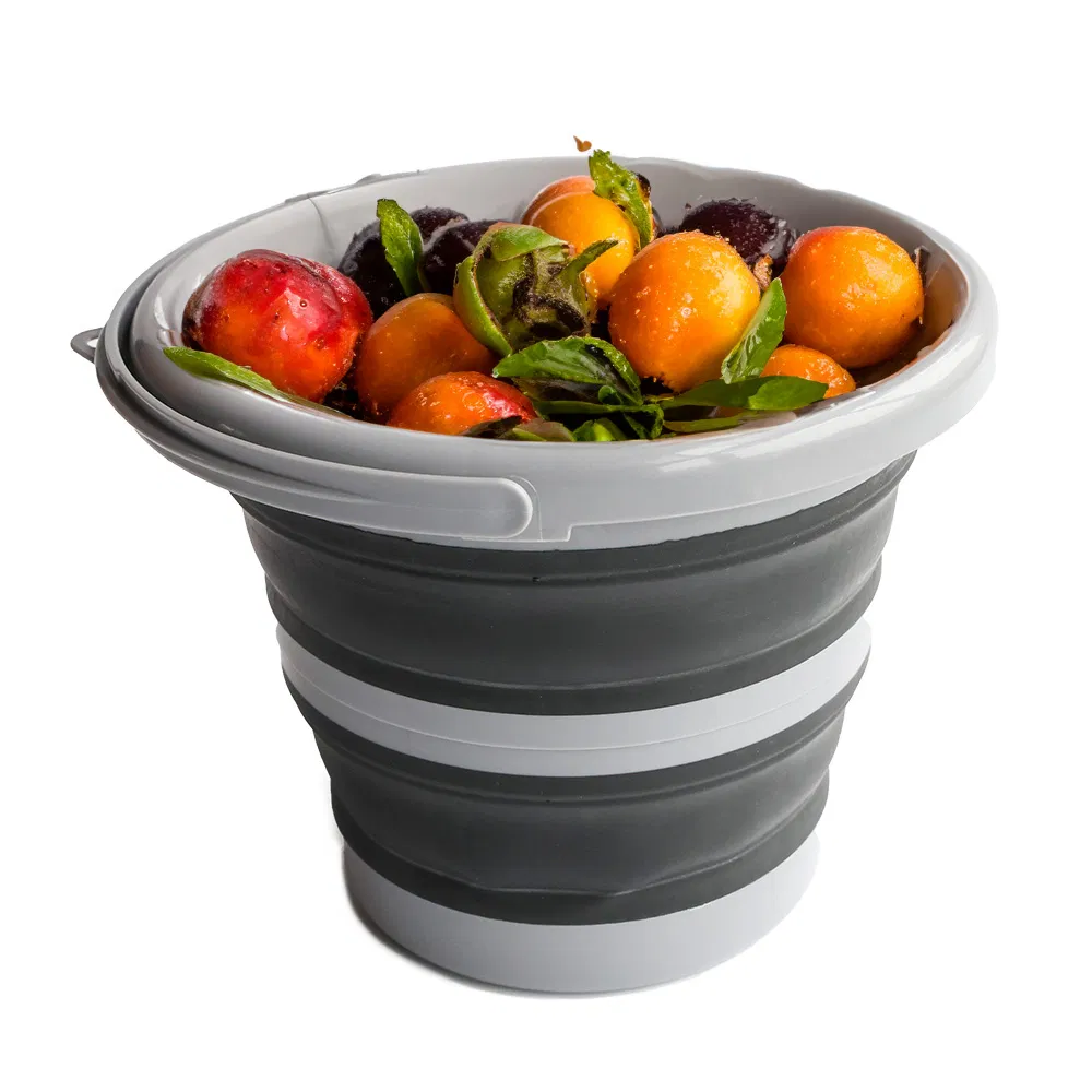Foldable Plastic Portable Collapsible Bucket with Handle Gardening Bucket