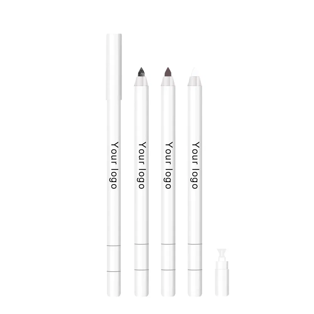 Custom Black Eye Liner Pencil Gel Eyeliner Pencil with Sharpener
