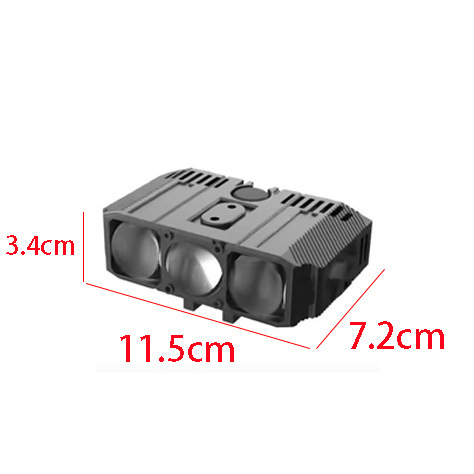 Трехглазая светодиодная фара-прожектор Goongo