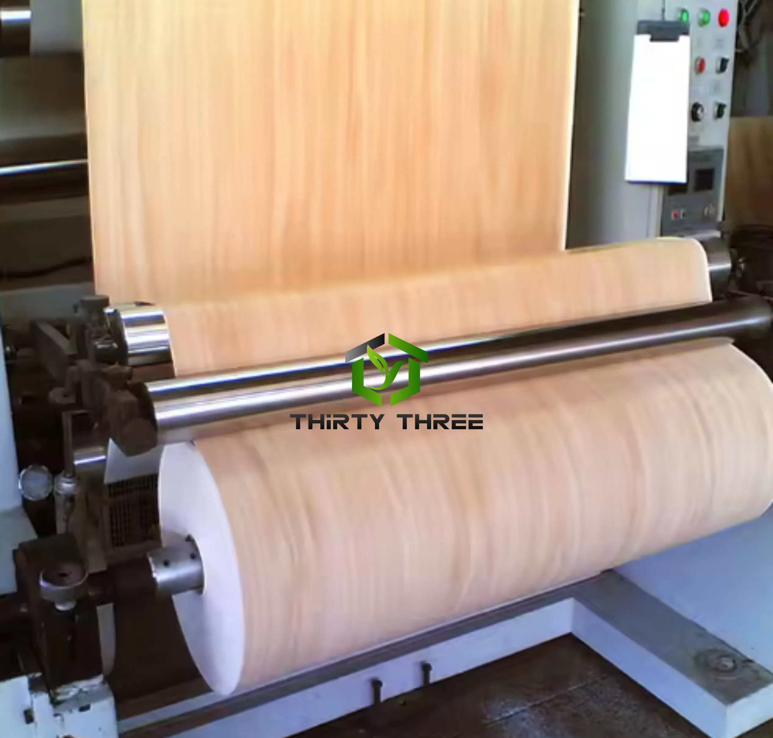 70g 75g 80g Wood Grain/Solid Color Melamine Lamination Paper for Hot Press Melamine MDF Board and Plywood