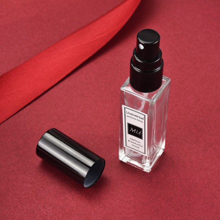 5-100ml Clear Gold Glass Perfume Bottle Spray Bottle