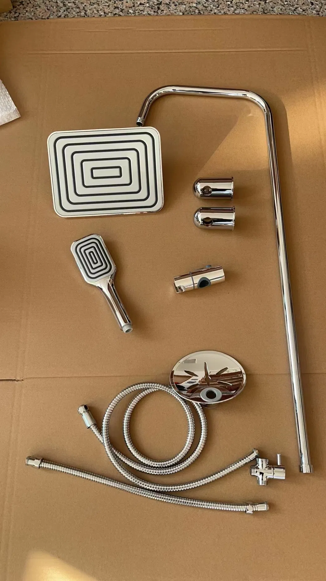 Elegant Vintage Rain Shower Head with Multifunctional Handheld Shower