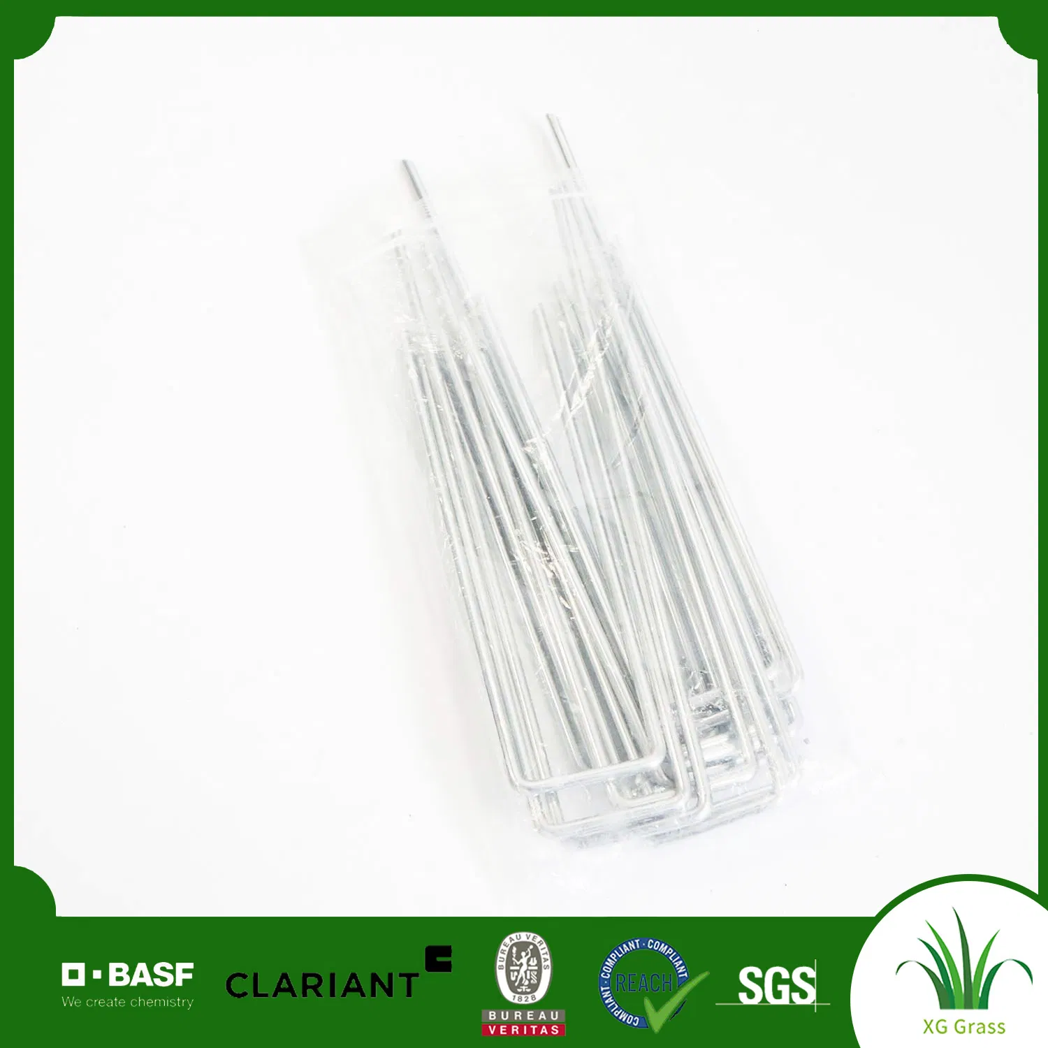U-Shaped Nails for Long-Term Fixing of Artificial Turf,