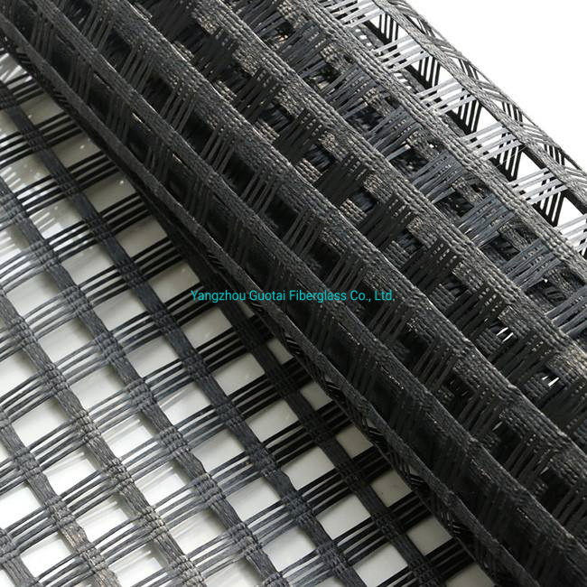 High Tensile Strength 50kn 80kn 120kn 150kn 260kn 400kn 600kn 800kn 1200kn Polyester Geogrid