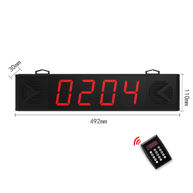 Wireless Queue Number Calling System for Restaurant Food Truck Court Office Guest