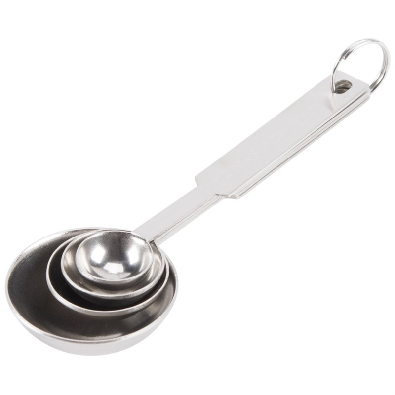 Wholesale Stainless Steel Kitchen Measuring Spoon Set with Capacity