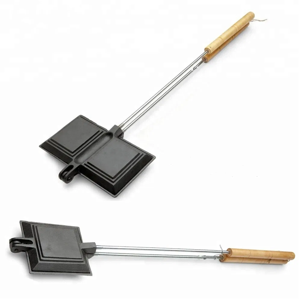 Camping Tools Sandwich Maker Cast Iron Jaffle Iron Cookware