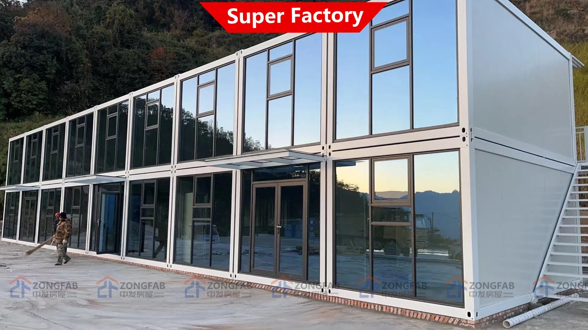 Portable Mobile Modular Prefab Pod Space Capsule House Home with Bedroom Kitchen Washroom