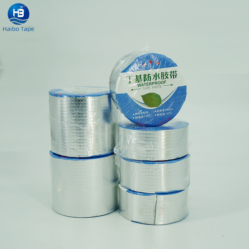 Customization Roof Balcony Toilet Rubber Waterproof Aluminum Foil Butyl Sealing Repair Tape Water Leak Tape
