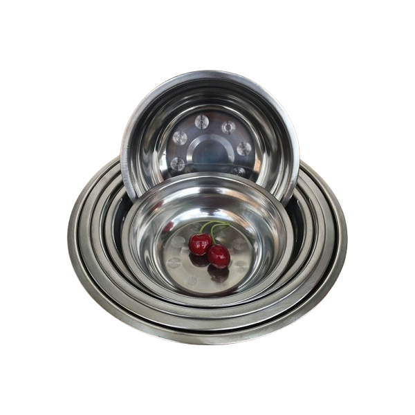 Heavy-Duty Stainless Steel Bowls and Basins with Customizable Colors