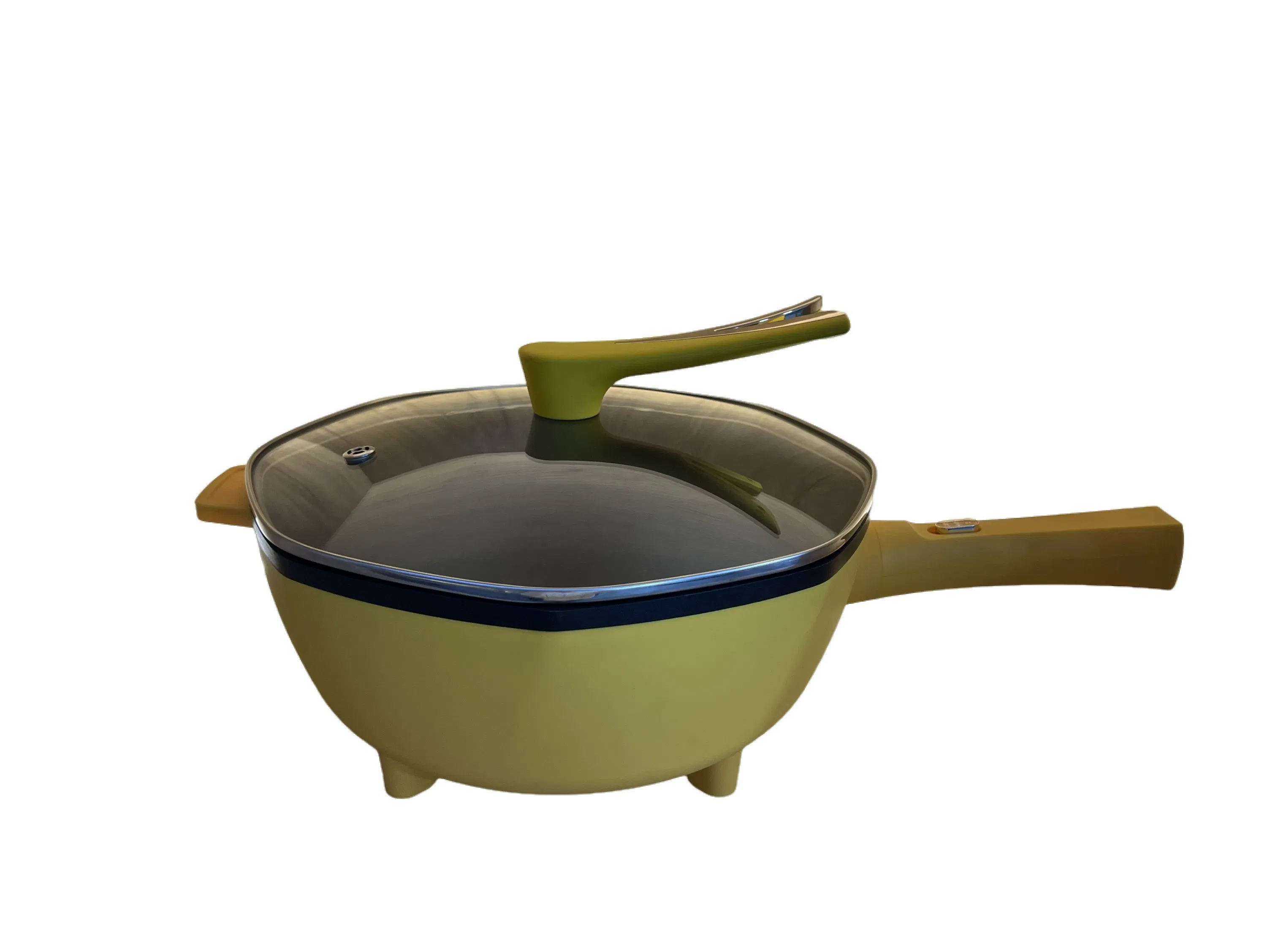 Non-Stick Fry Pan Kitchen Utensils 32cm Multifunction Wok 1500W