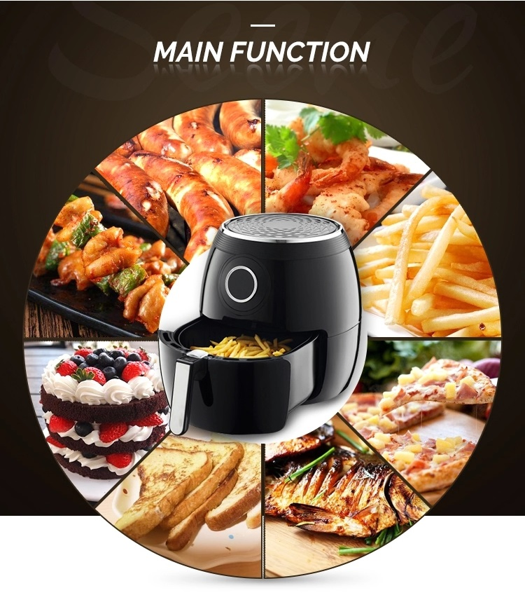 Kitchen 5.5L Electric Digital Oil Free Air Fryer Oven