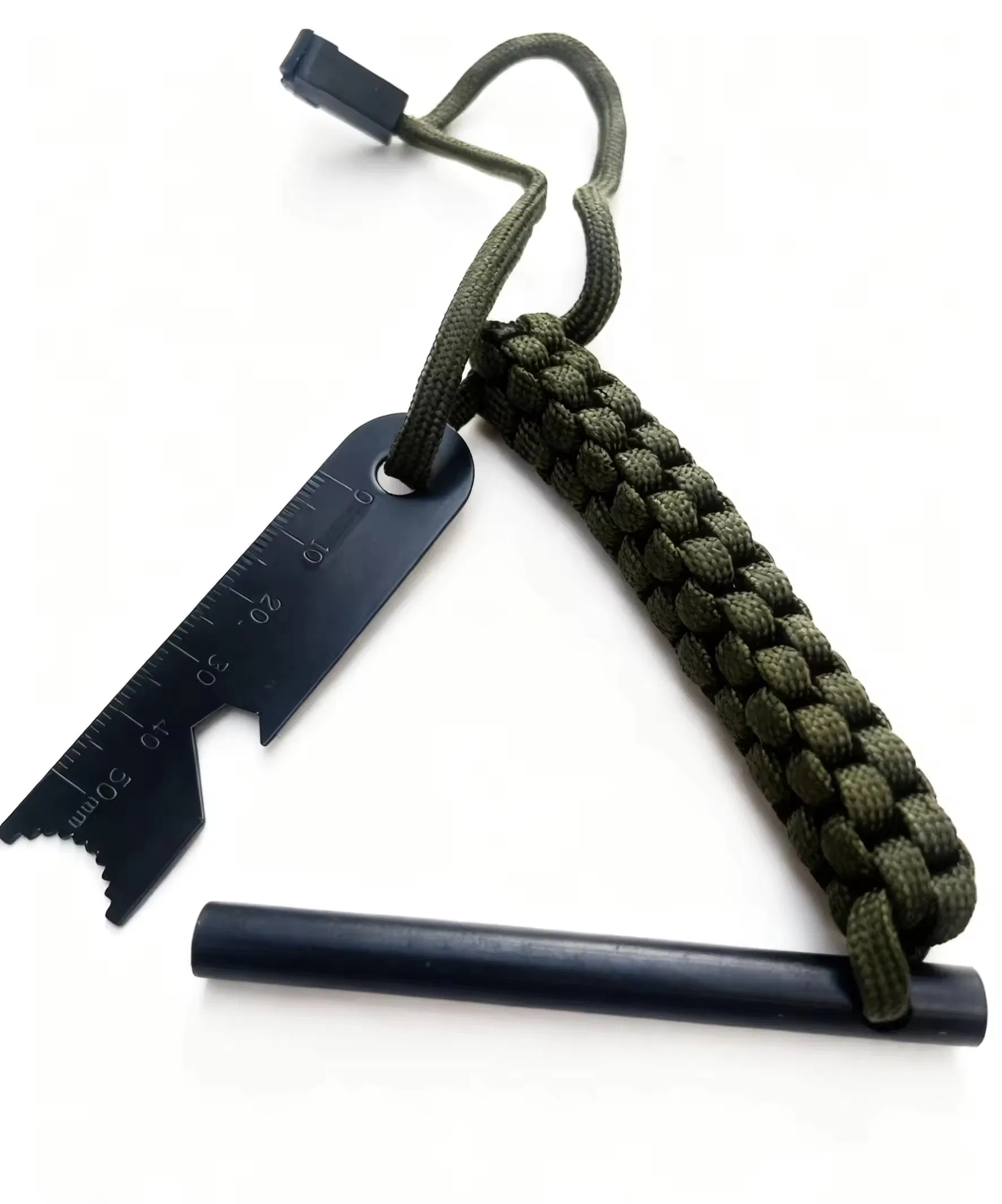 Emergency Magnesium Waterproof Flint Rod Survival Kit Outdoor Camping Hiking Gear Fire Starter Set