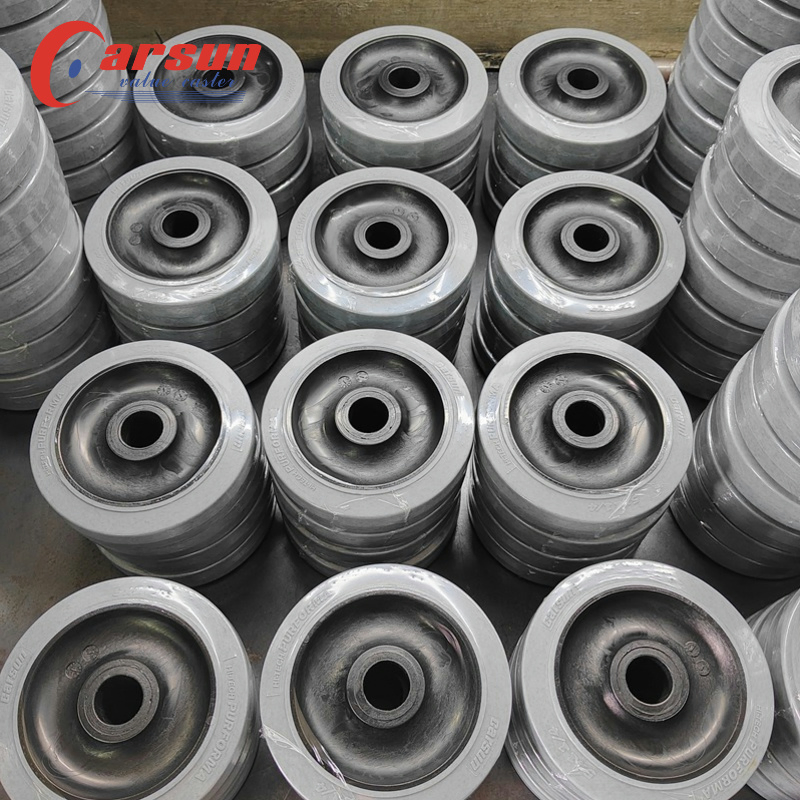 5inch TPR Conductive Wheels Thermoplastic Rubber ESD Antistatic Wheels