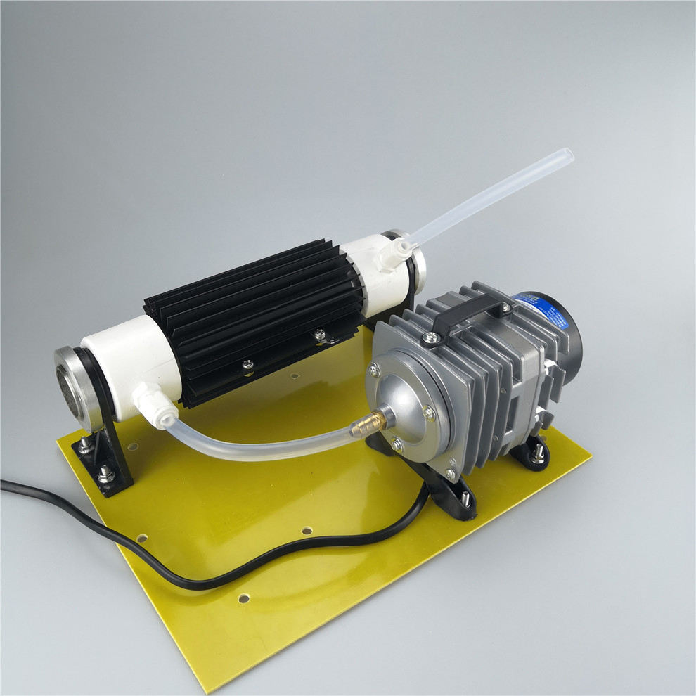 Water Sterilization and Disinfection Quartz Glass Tube Ozone Generator Module with Pump