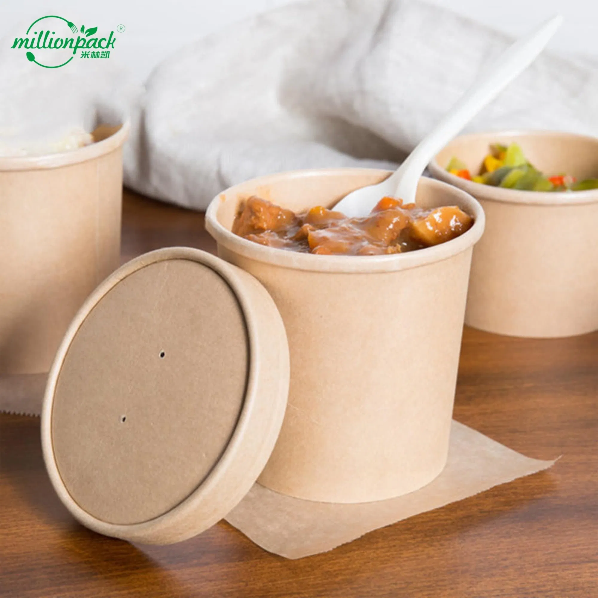 Budget Friendly Disposable Paper Soup Cup Takeaway Food Bowl for Effective Solutions