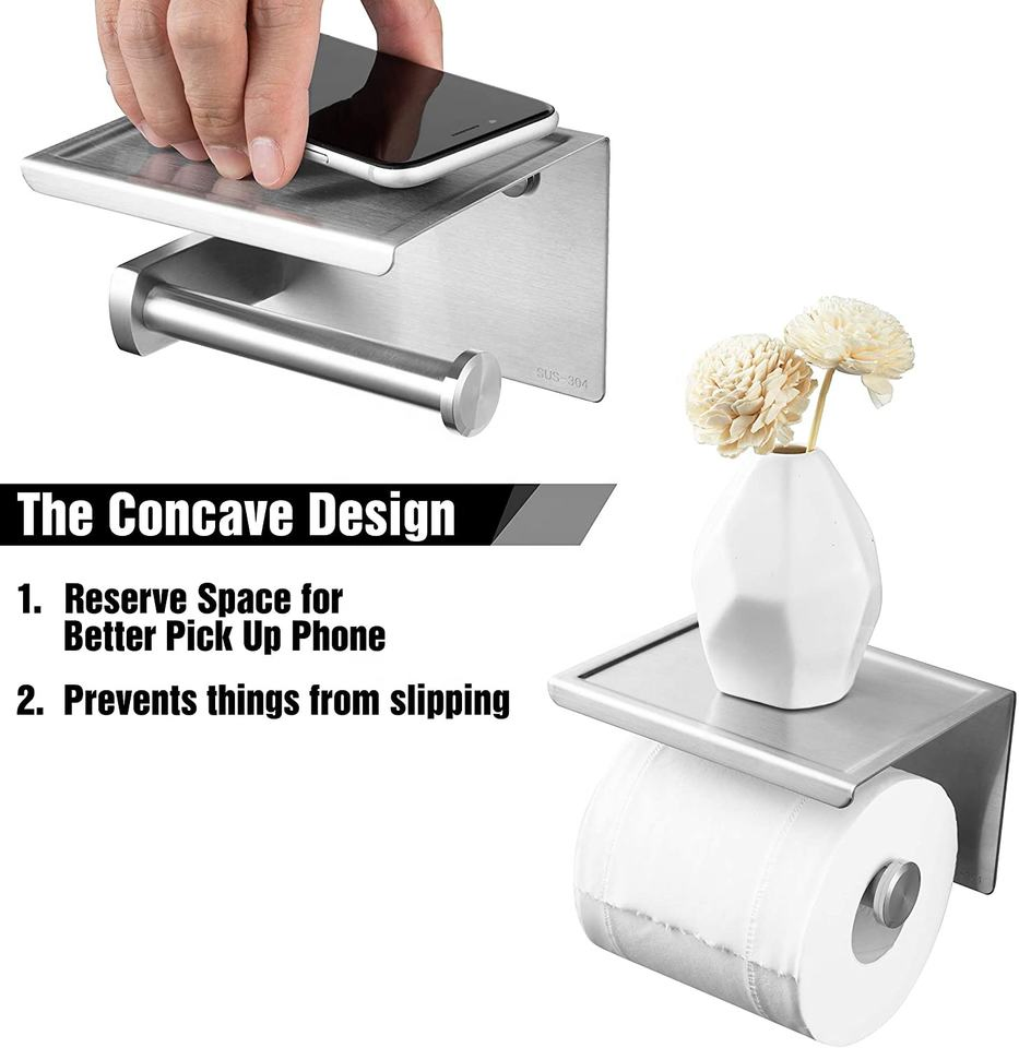 Bathroom Accessory Toilet Tissue Hook Roll Paper Holder