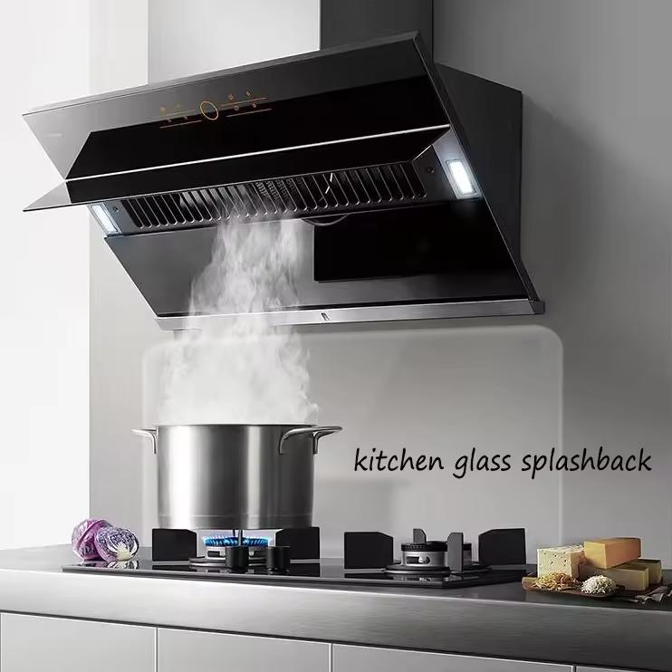 OEM 2mm- 4mmm Tempered Glass for Range Hood and The Gas Stove Glass with AG Coating