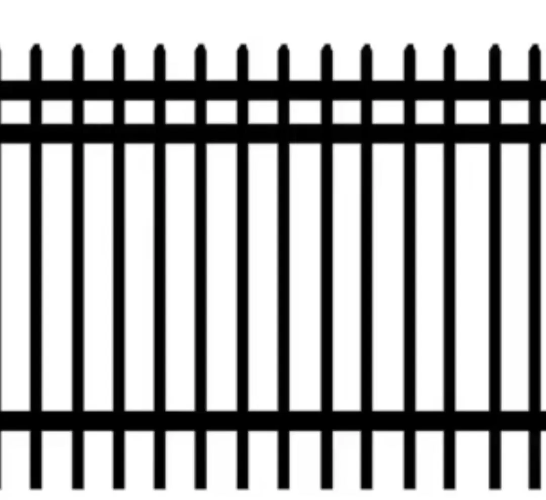 Wholesale Galvanized Decorative Black 6FT X 8FT Iron Fence Steel Fence Metal Fence Panels