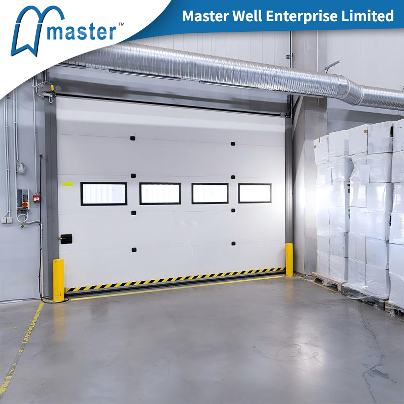 Precision Residential Full View Double Galvanized Industrial Roll up Door with Windows