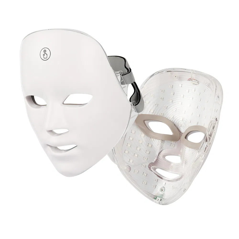 Blue Light Therapy for Acne, 7 Colors LED Face Mask with Light Therapy