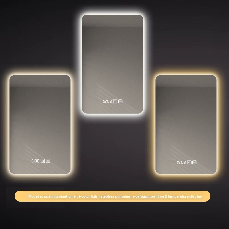 Elegant IP44 LED Backlit Bathroom Mirror for Hotels