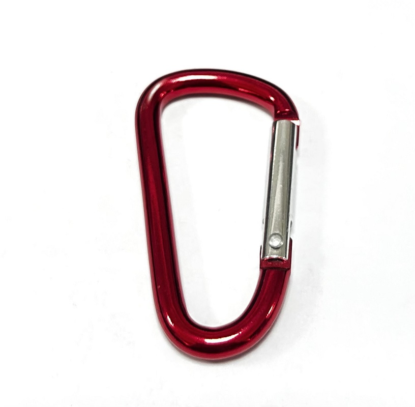 Factory Custom High Quality Cheap Oval Round Rotating Zinc Alloy Metal Clip Carabiner Hook