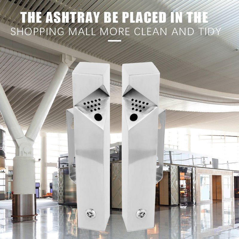 Cigarette Boxes Stainless Steel Cigarette Ashtray Outdoor Use