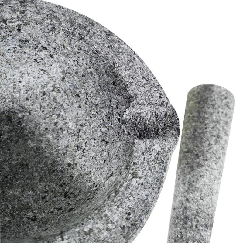 15X10cm 6"X4" Granite Stone Mortars and Pestles Manufacturer From China