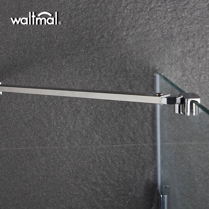 Dimond-Framedless 8mm Reversible Glass Bathroom Shower Enclosure Sliding Glass Shower Door