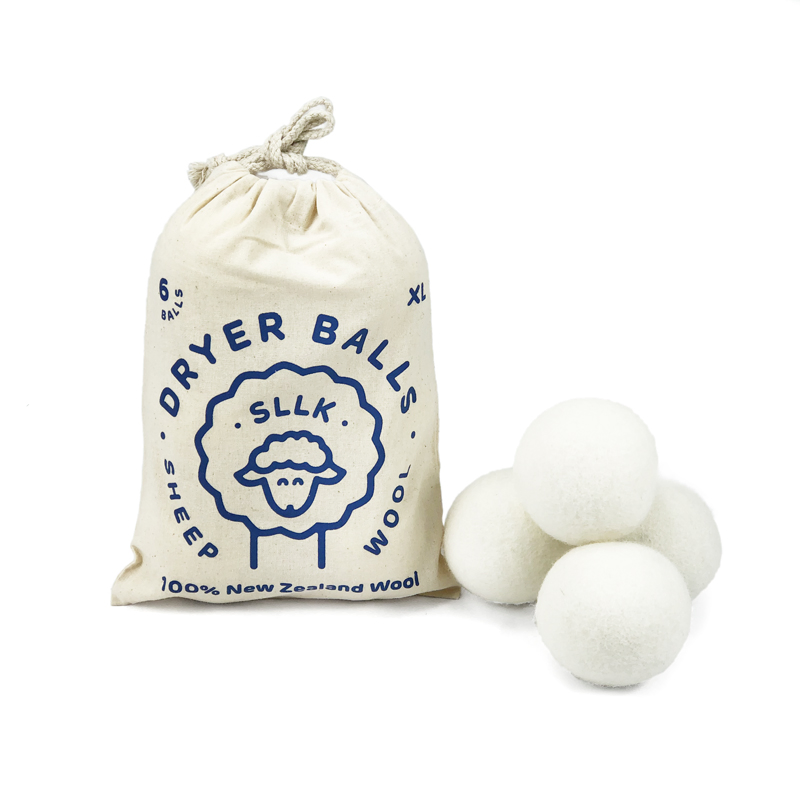 Custom 100% New Zealand Organic Wool Dryer Balls for Laundry