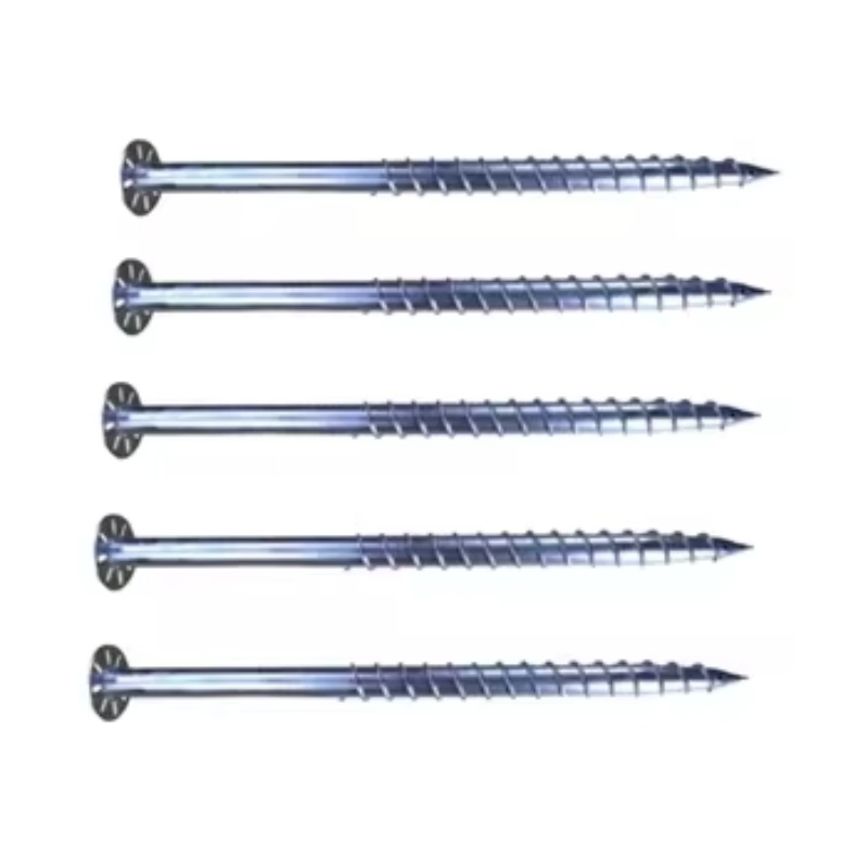 Screw Pile Spiral Flange Pile Earth High Quality Foundation Anchor