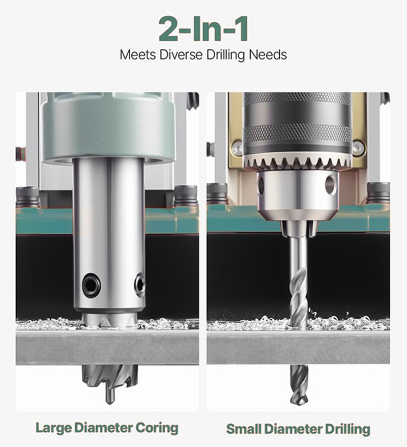 13mm Magnetic Block Drillng for Metal Surface, Industrial and Home Improvement (MBD1301)
