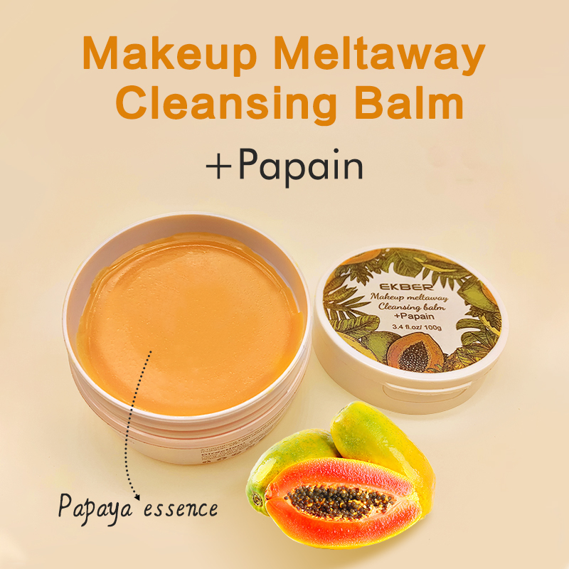 Low MOQ Organic Makeup Remover Balm for All Skin Type to Gently Opuntia Dillenii Extrect Makeup Meltaway Cleansing Balm