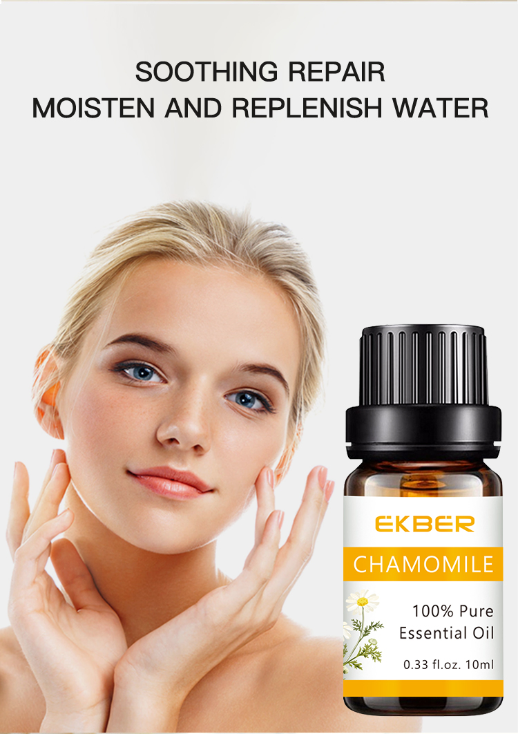 Private Label Wound Ulcers Sores Eczema Healing Anti-Inflammation Chamomile Essential Oil SPA Relaxing Skin Care Product