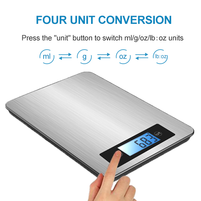 Кухонные весы цифровые 10 кг с LCD дисплеем