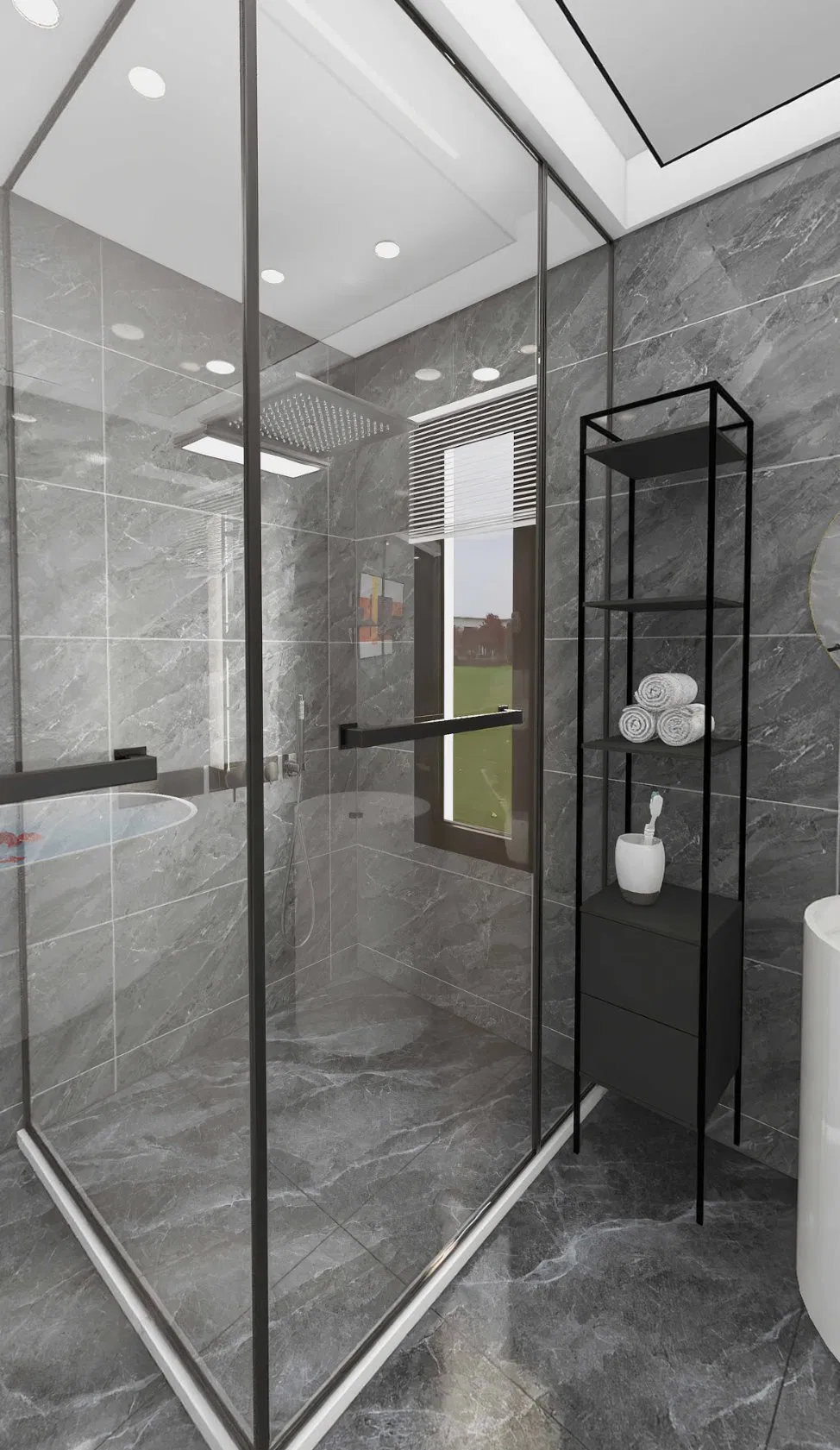 Simple Modern Micromarble Tile 400X800 Kitchen Bathroom Wall Tile Bathroom Balcony Wall Tile